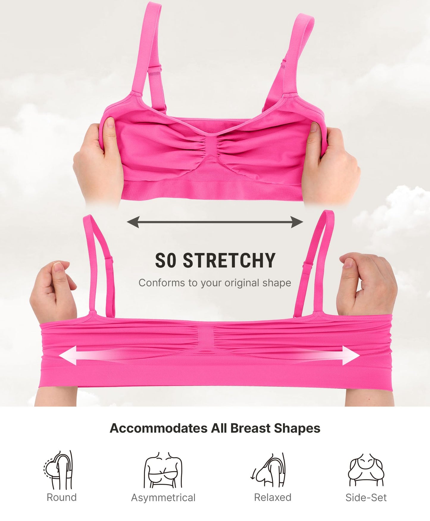 Women's  Comfort Bralettes No Underwire Wireless Bra