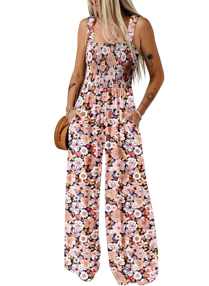 Women's One Piece Casual Loose Overalls Jumpsuits