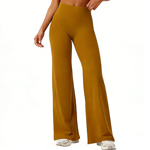 🔥 Women's High-Waist No-Front-Seam Tummy Control Sculpting Pants