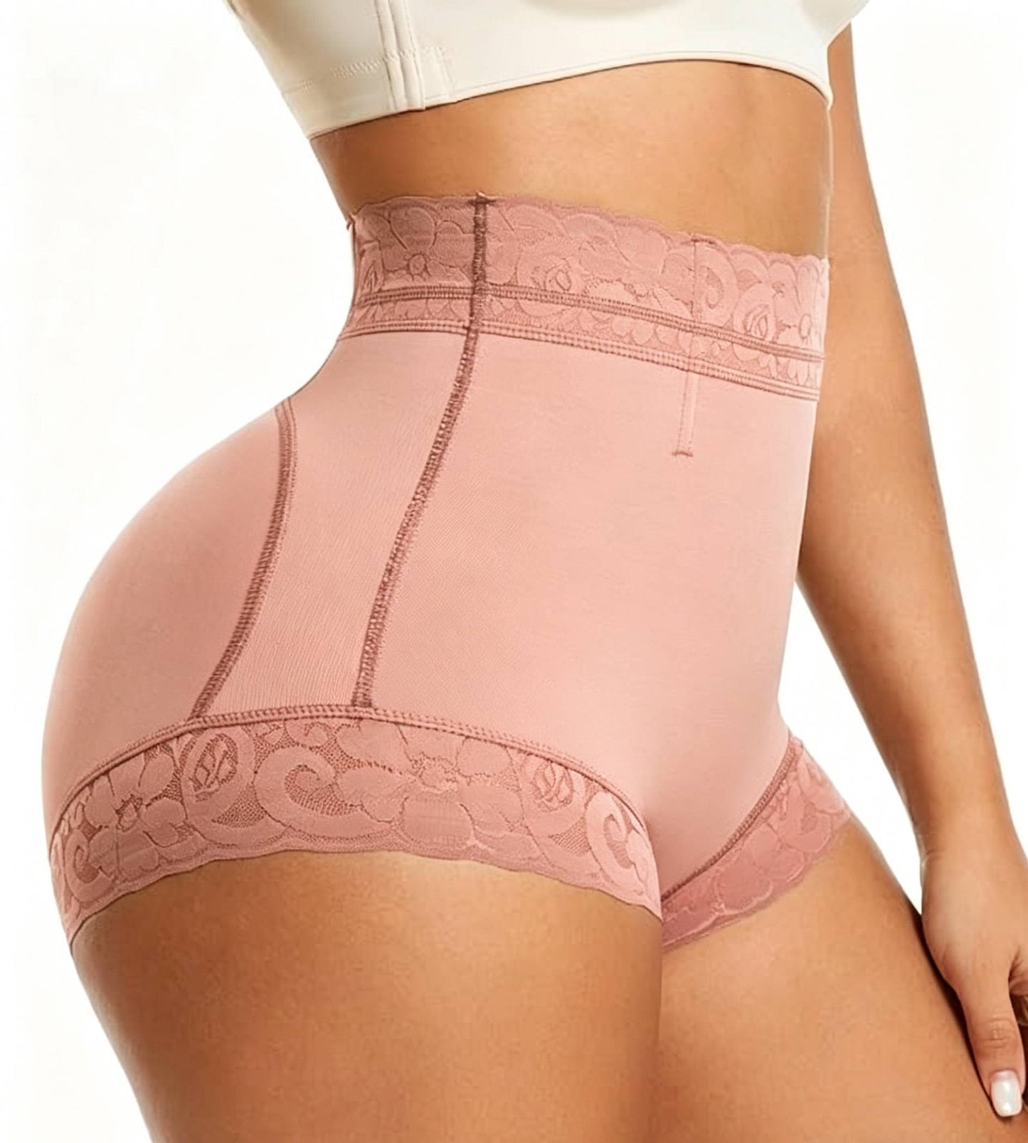 High Waist Shapewear Panty with Anti-Slip Silicone Band
