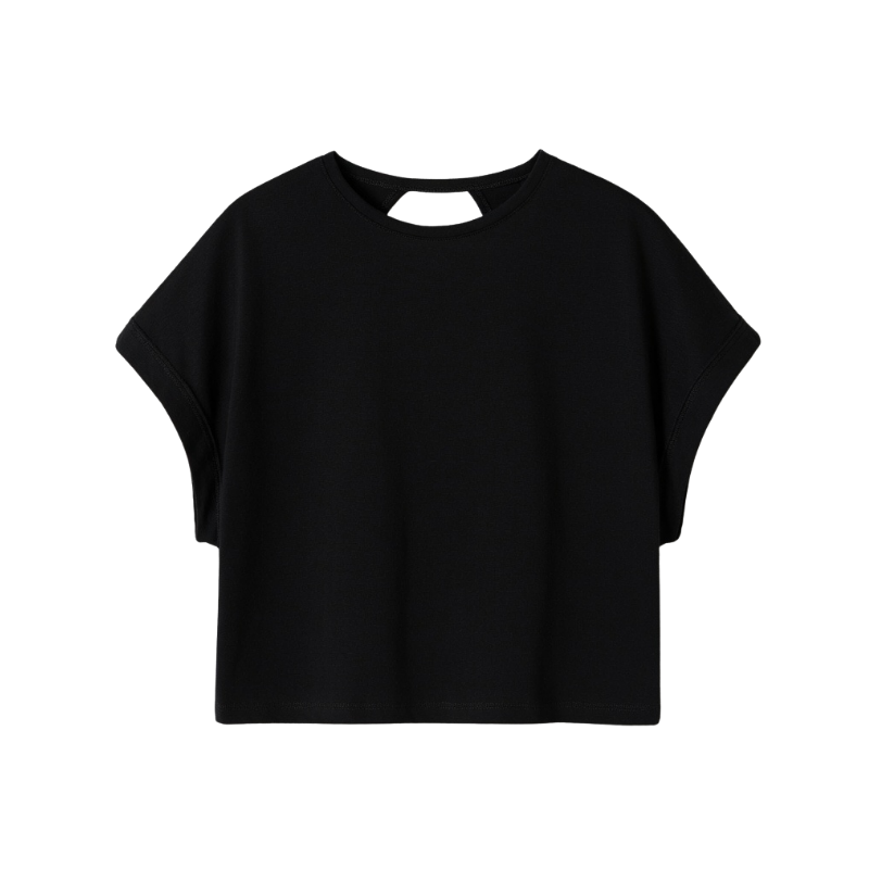 Women Open Back Tops Workout Backless Shirts