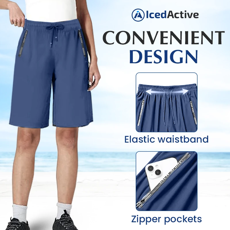 ❄️Last Day Sale 49% OFF🔥2026 Innovative Unisex Ice Silk Fast Dry Stretch Shorts