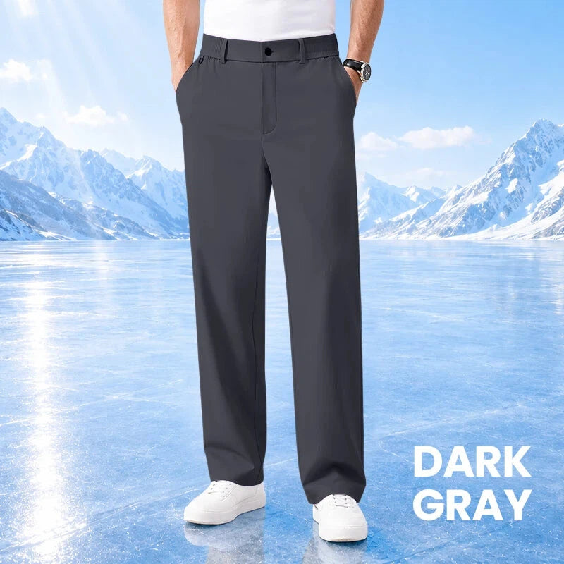Ultra Comfort Ice Silk Flexible Casual Pants