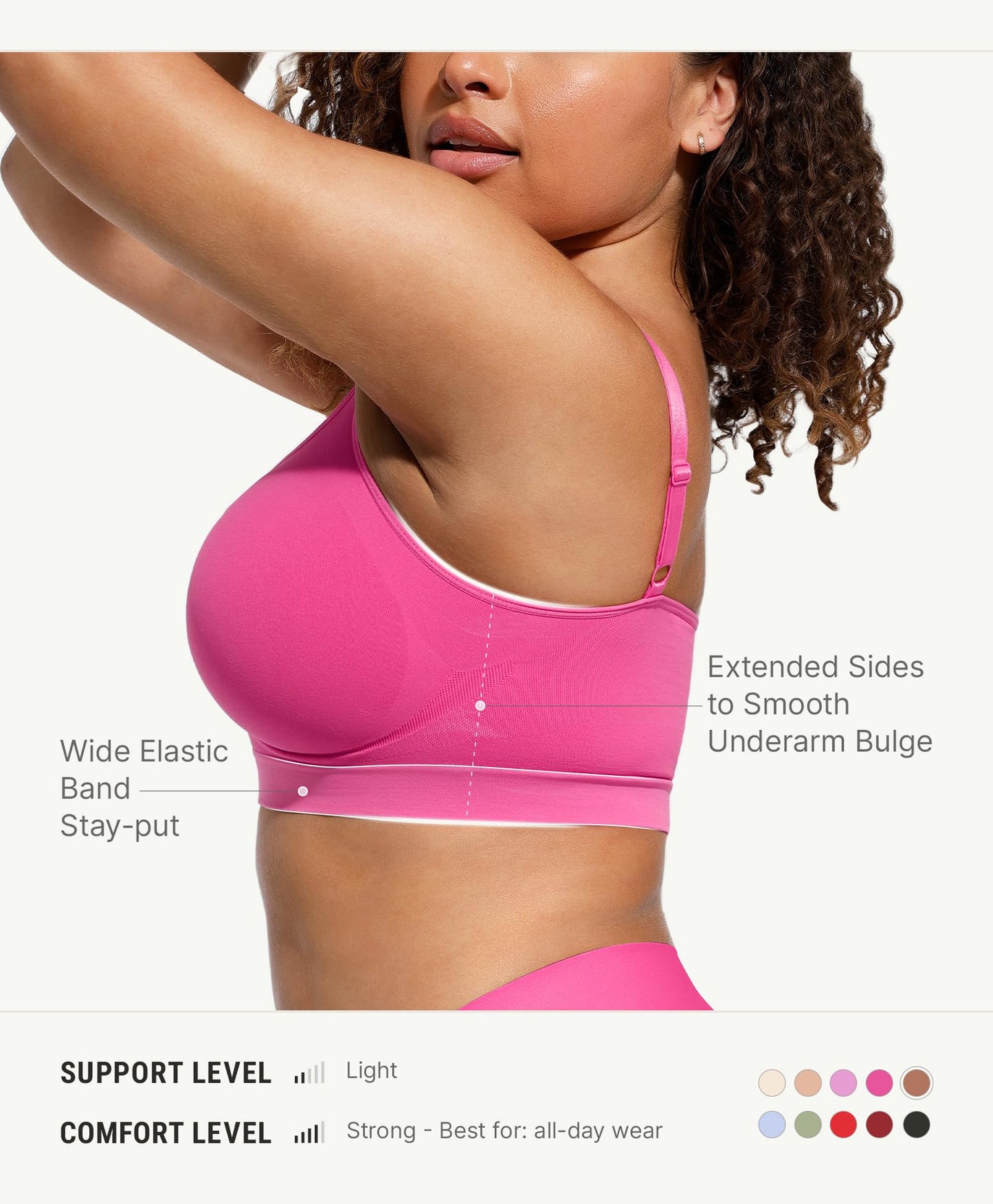 Women's  Comfort Bralettes No Underwire Wireless Bra