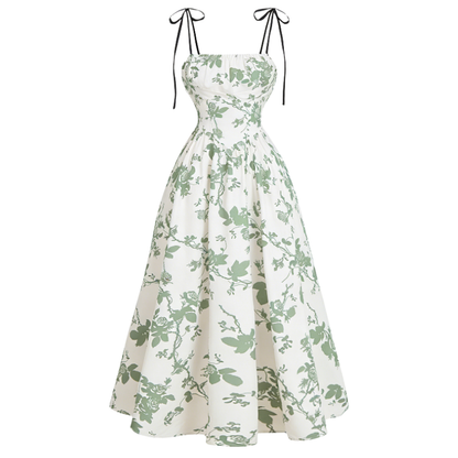Women's Casual Floral Sleeveless Summer Dress