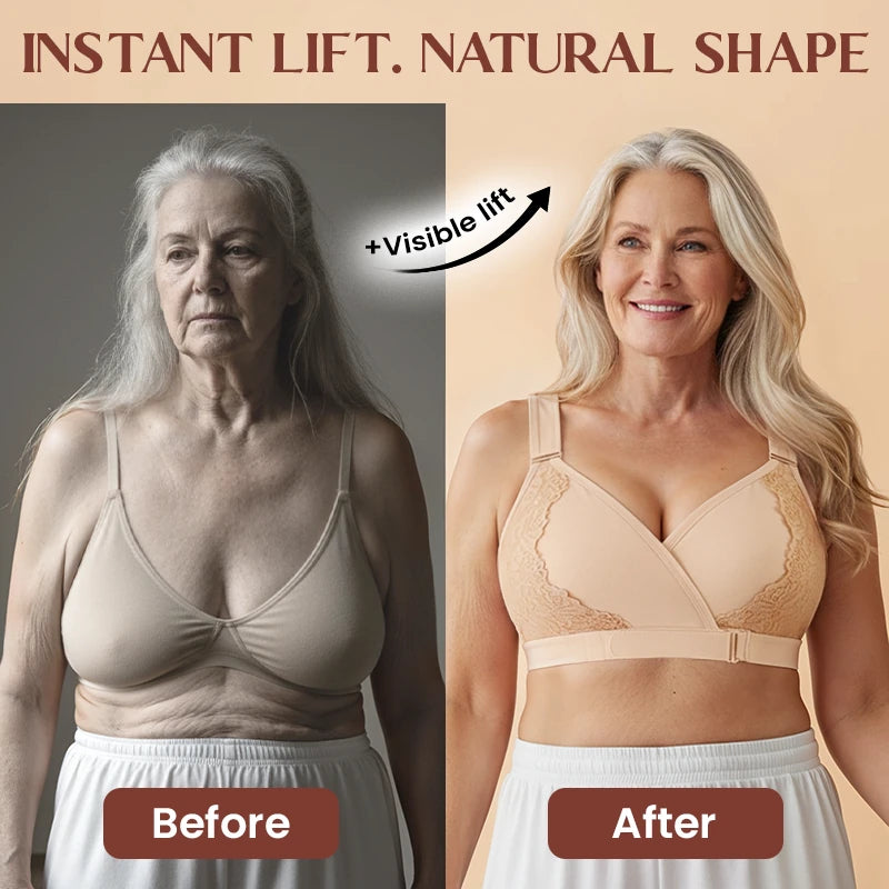 Veracomfort - Velcro Front-Wrap & Straps Adaptive Comfort Bra