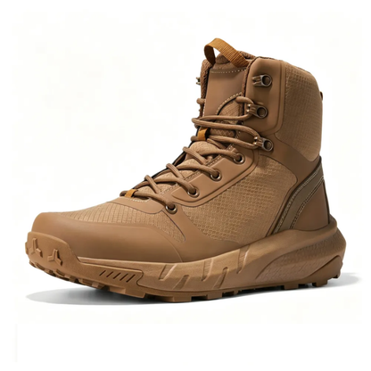 Men’s Tactical Combat Boots, Lightweight Breathable Comfort Non‐Slip High Top Outdoor Work Hiking Boots