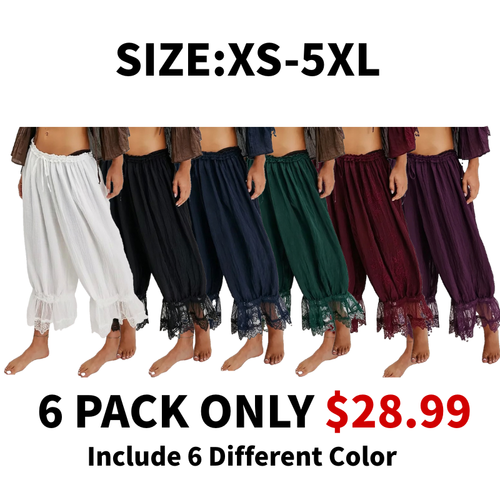 Lace Bloomer Pants for Women Capri Yoga Pants
