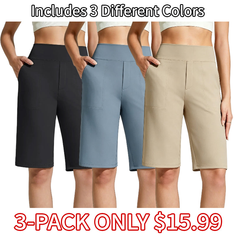 Women's Bermuda Shorts with Pockets 10