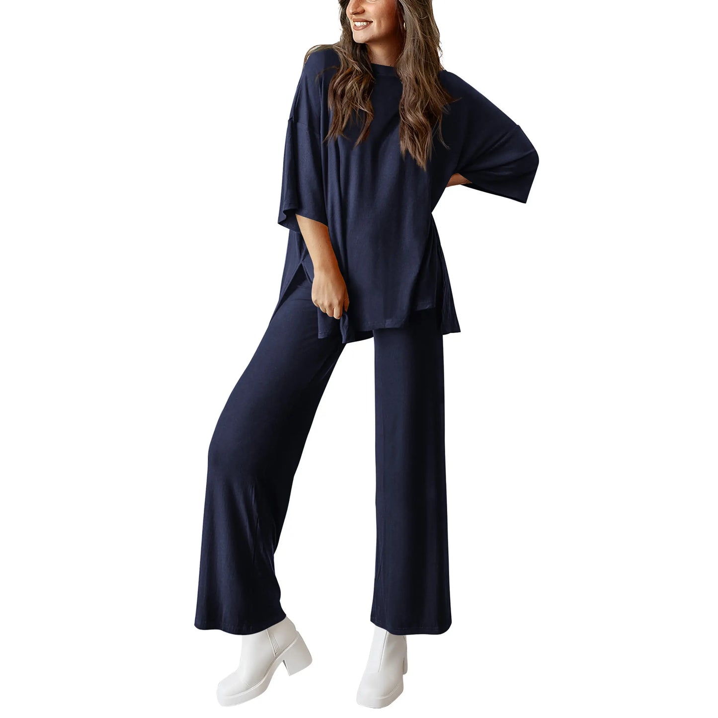 ⏰ Flash Deal!! Comfy & Loose Tee Set – Hot Seller, Limited Time Only!