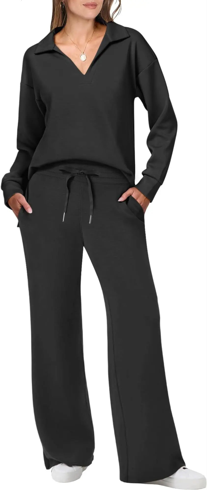⚡LIMITED SALE - Women's Sets Outfits Casual Long Sleeve Sweatsuits Sets