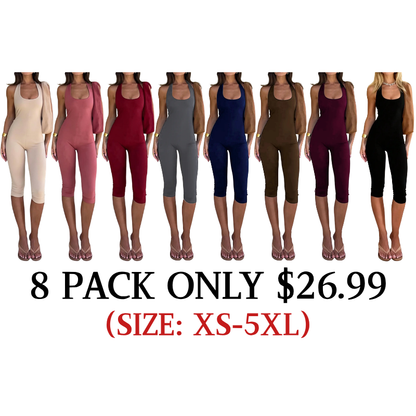 Casual Comfy Sleeveless Halter neck Skinny Fit Jumpsuits