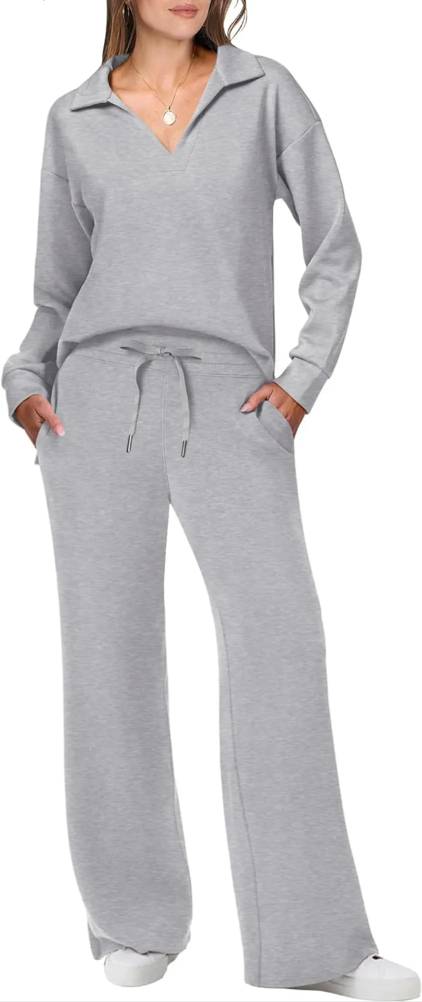 ⚡LIMITED SALE - Women's Sets Outfits Casual Long Sleeve Sweatsuits Sets