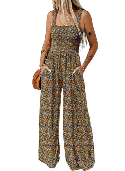 Women's One Piece Casual Loose Overalls Jumpsuits