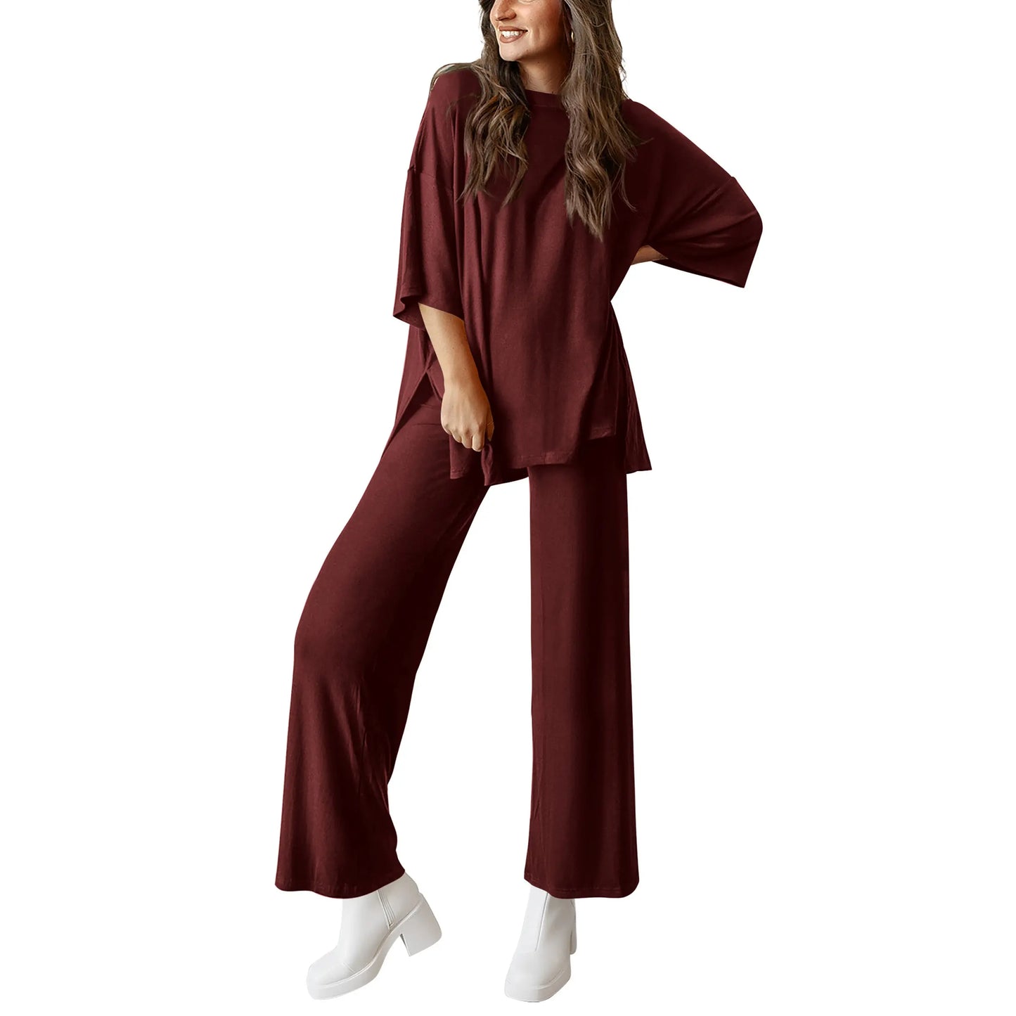 ⏰ Flash Deal!! Comfy & Loose Tee Set – Hot Seller, Limited Time Only!