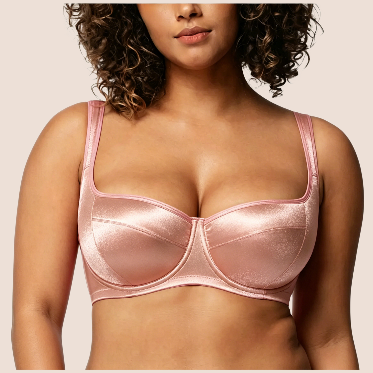 Starry Night Plus Size 4mm Lightly Padded Balconette Bra