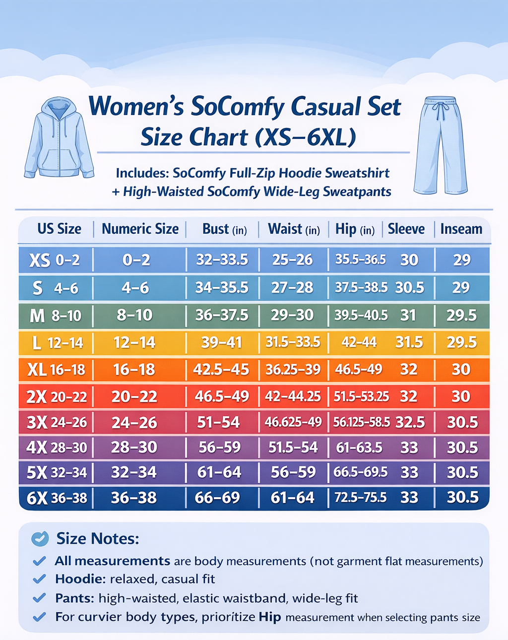 👑Exclusive Authorization👑2026 New Women's Casual Set (Full-Zip Hoodie Sweatshirt+Wide-Leg Sweatpants)