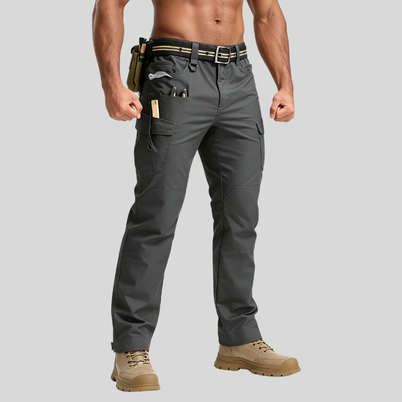 Men's Tactical Work Lightweight Multi-Pocket Water Resistant Cargo Pants