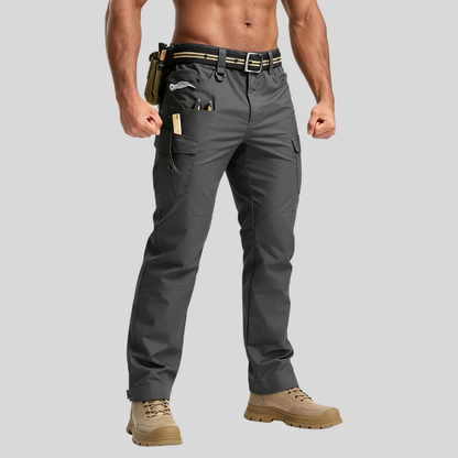 Men's Tactical Work Lightweight Multi-Pocket Water Resistant Cargo Pants