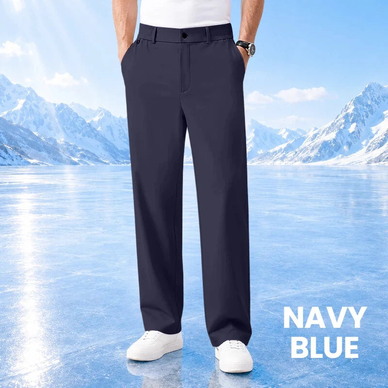 Ultra Comfort Ice Silk Flexible Casual Pants
