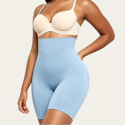 Women Seamless High Waist Sculpting Shorts Tummy & Thigh Slimming Shapewear