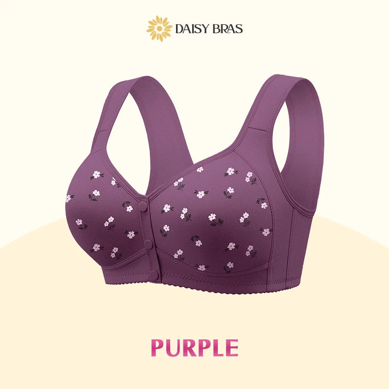 Daisy Bra - LAST DAY SALE 80% OFF - Comfortable & Convenient Front Button Bra