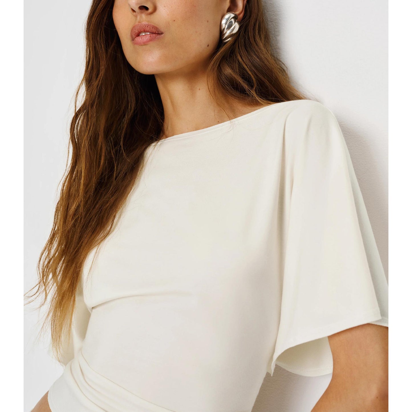 Women's Cinched Waist Shirt Short-Sleeve Top
