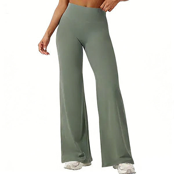 🔥 Women's High-Waist No-Front-Seam Tummy Control Sculpting Pants