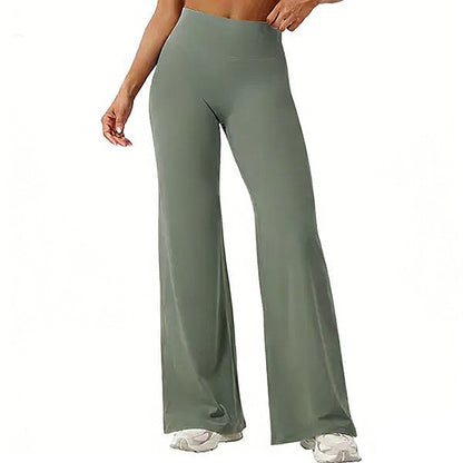 🔥 Women's High-Waist No-Front-Seam Tummy Control Sculpting Pants