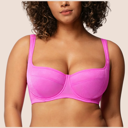 Starry Night Plus Size 4mm Lightly Padded Balconette Bra