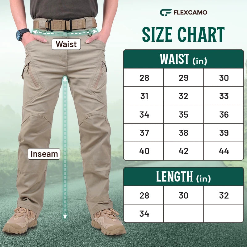 FlexCamo - Tactical Waterproof Pants