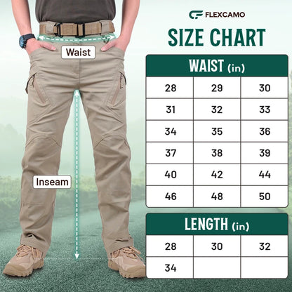 FlexCamo - Tactical Waterproof Pants