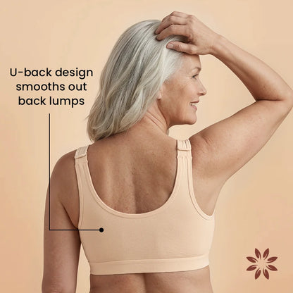 Veracomfort - Velcro Front-Wrap & Straps Adaptive Comfort Bra