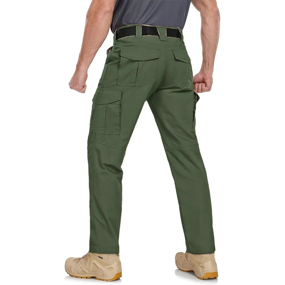 🔥Men's Ripstop Water-Resistant Cargo Pants,Ripstop Water Resistant Hiking Work Pants