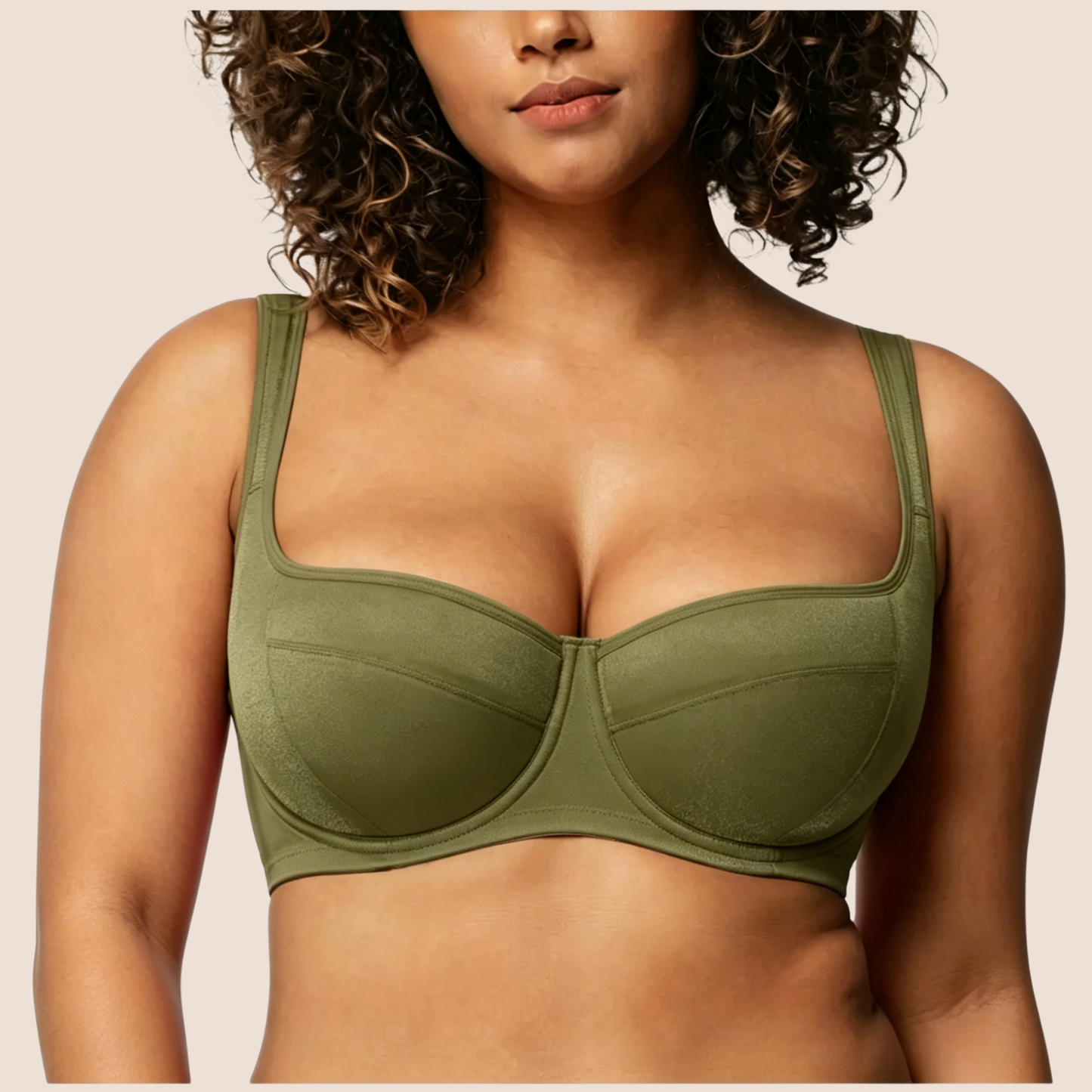 Starry Night Plus Size 4mm Lightly Padded Balconette Bra