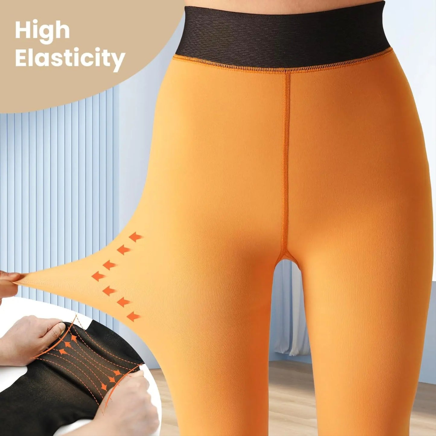 🔥Time-Limited Promotion—🎄Fake Translucent Warm Pantyhose Leggings Sheer Thick Tights for Winter