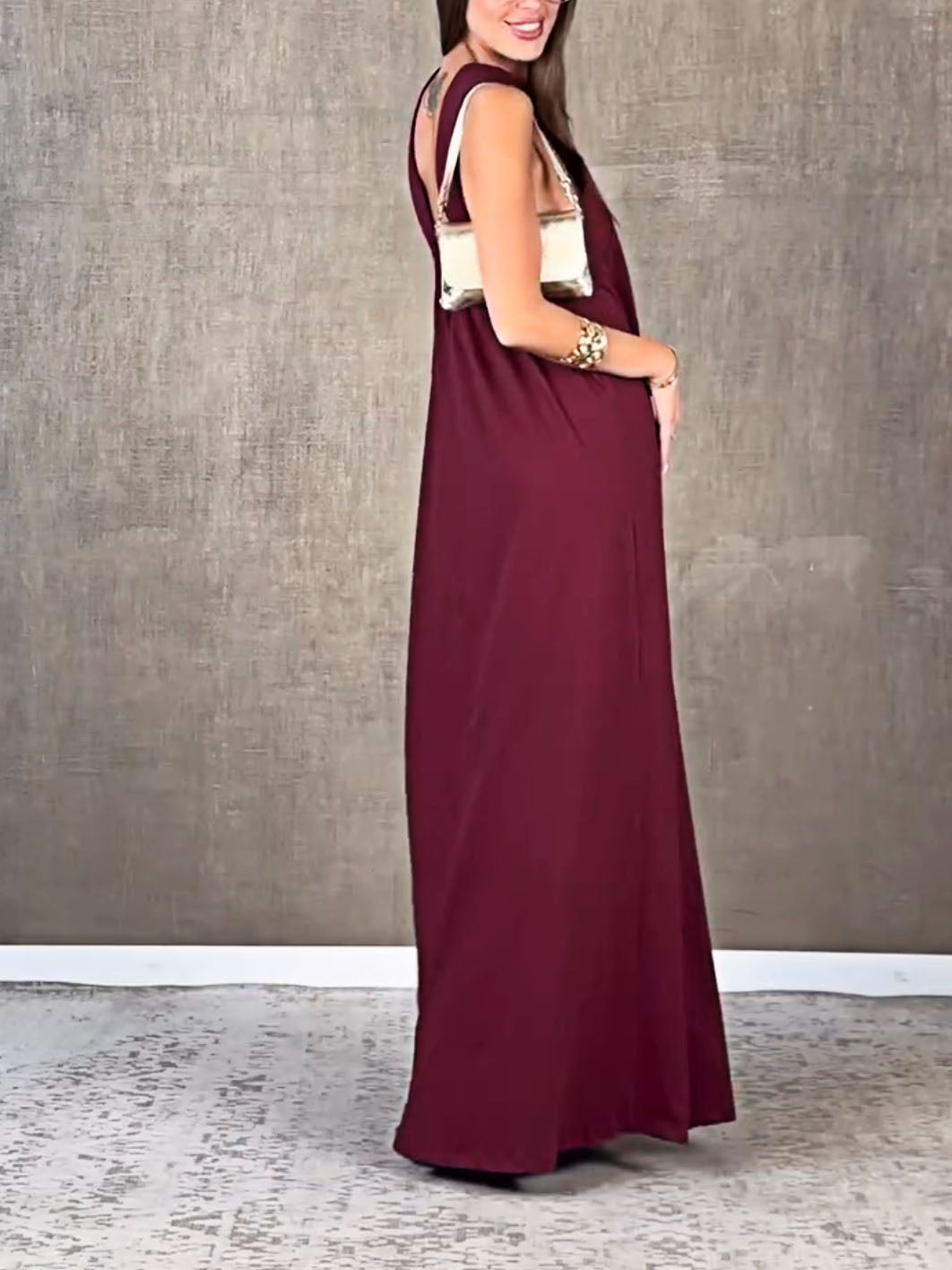Holiday Casual Halterneck Dress