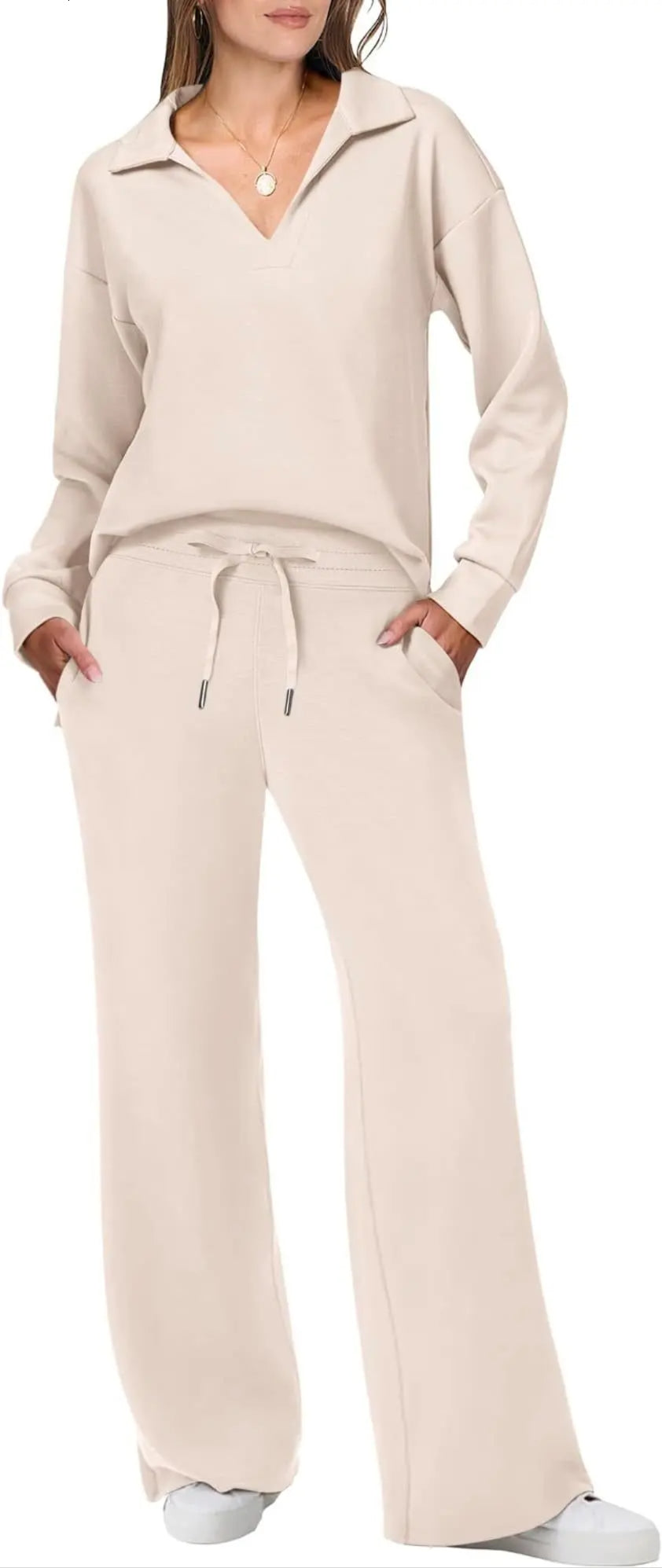 ⚡LIMITED SALE - Women's Sets Outfits Casual Long Sleeve Sweatsuits Sets