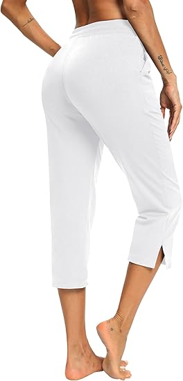 Summer Loose Jogger Capris with Pockets