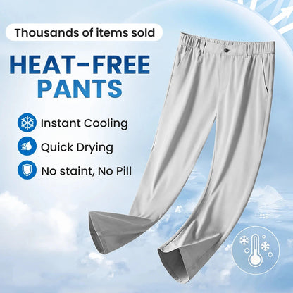 Ultra Comfort Ice Silk Flexible Casual Pants