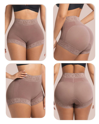 High Waist Shapewear Panty with Anti-Slip Silicone Band