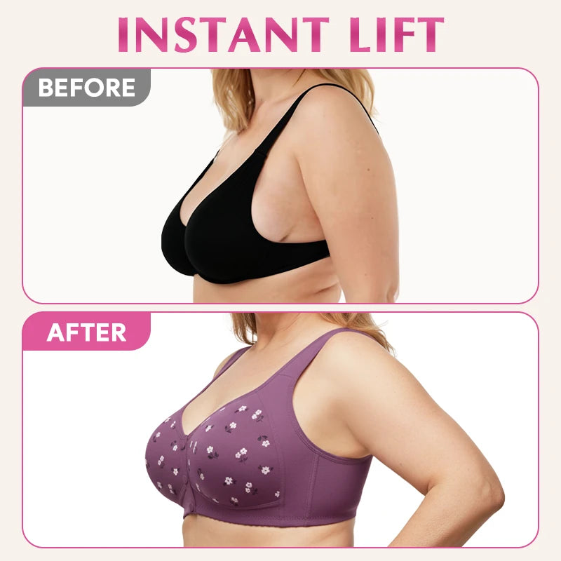 Daisy Bra - LAST DAY SALE 80% OFF - Comfortable & Convenient Front Button Bra
