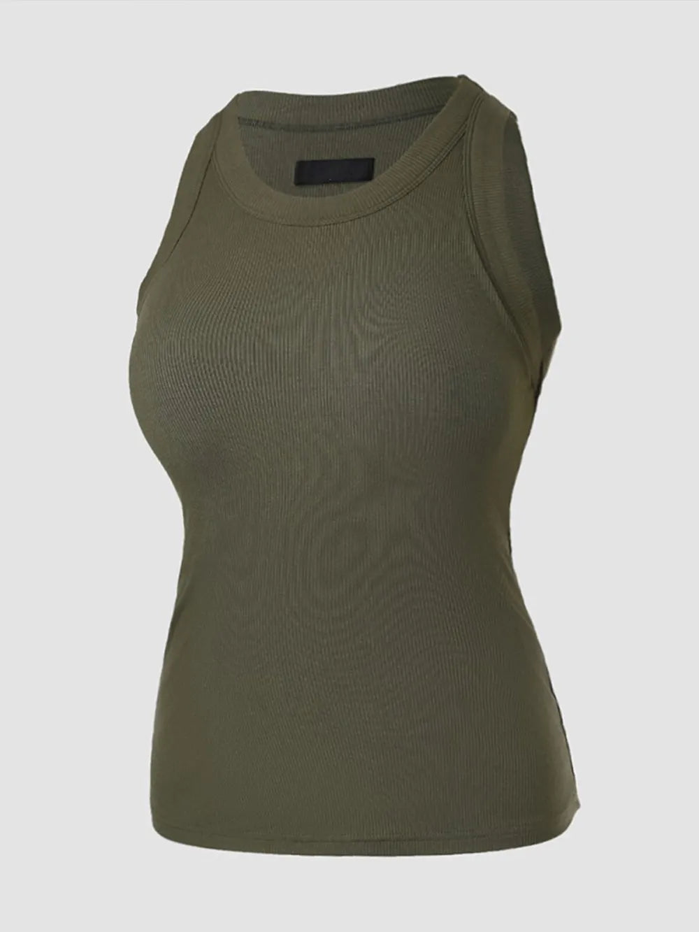 🔥 $24.99-Women's Ribbed Tank Tops with Shelf Bra