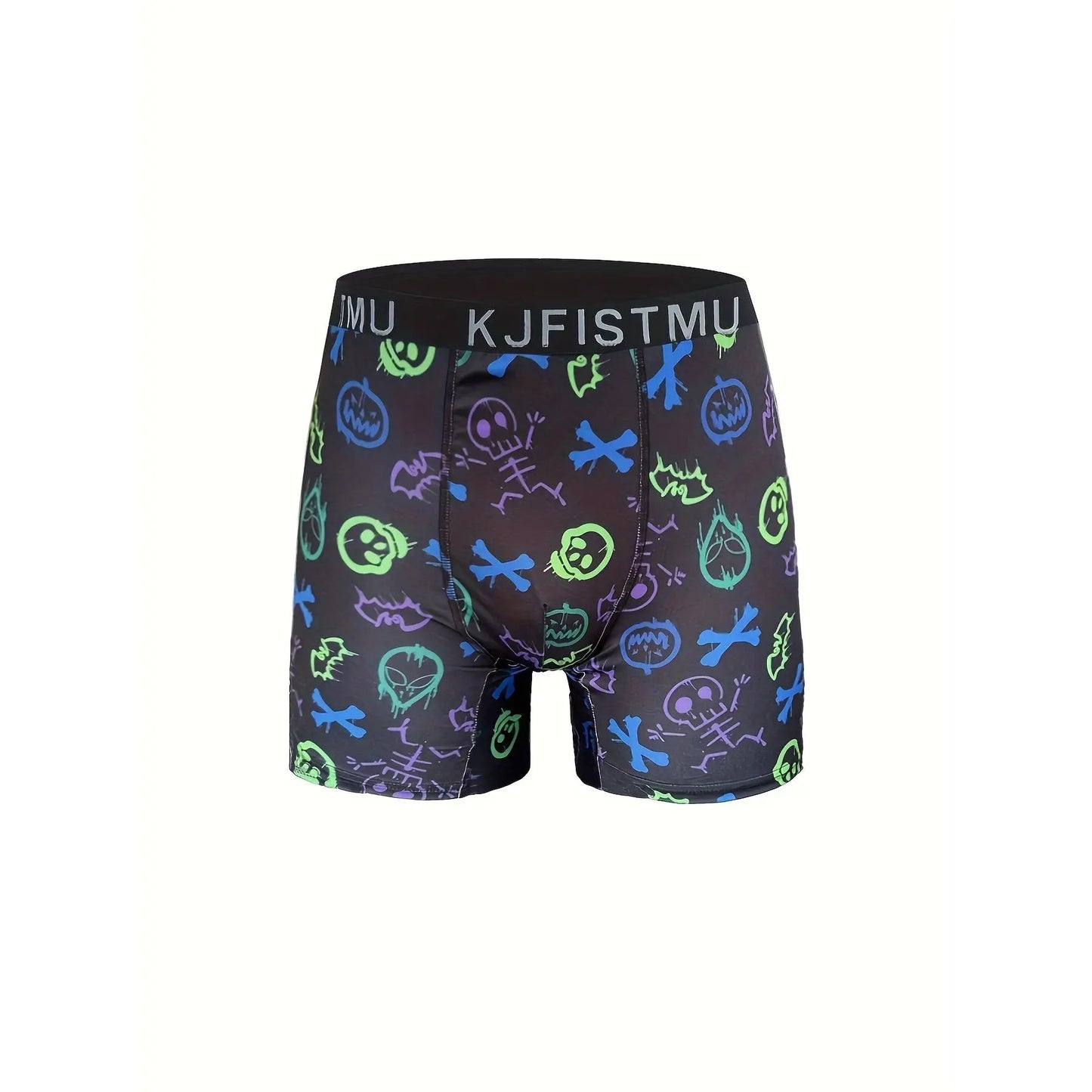 12PCS/24PCS Men's Cartoon Tie-Dye Striped Boxer Briefs