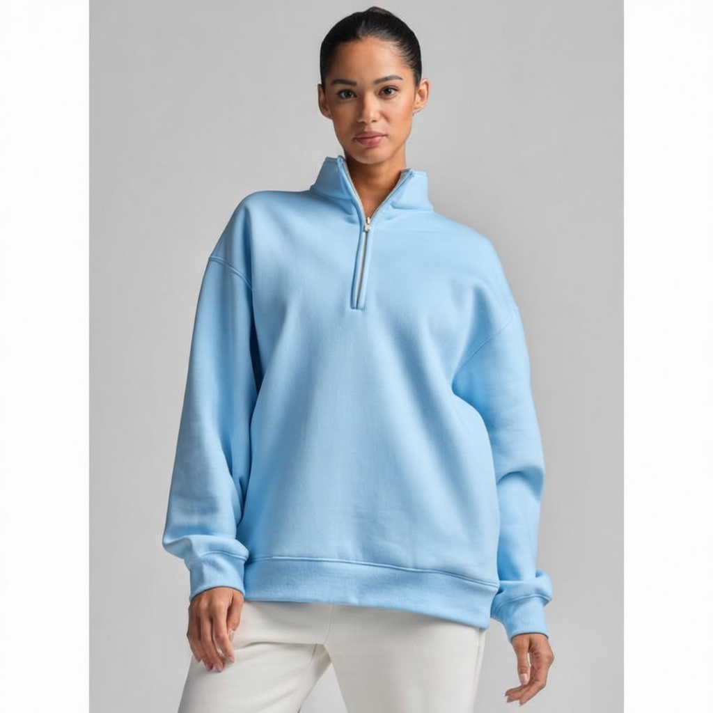 💘 Valentine’s Day Sale 💘 Basic Quarter Zip Mock Neck