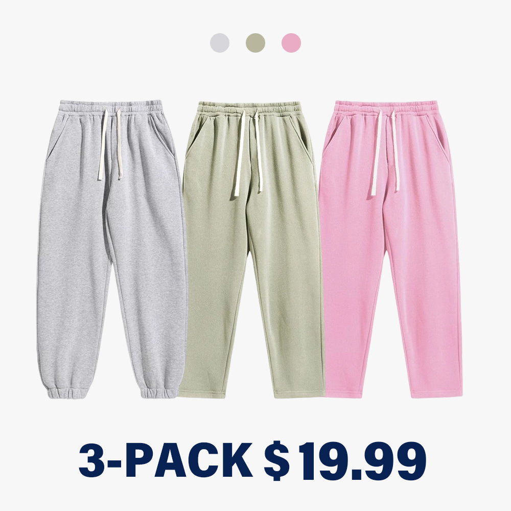 Men's Regular Fit Solid Drawstring Waist Sweatpants, Casual Pocket Design Pants for Fall & Winter, Men's Trousers for Daily Wear