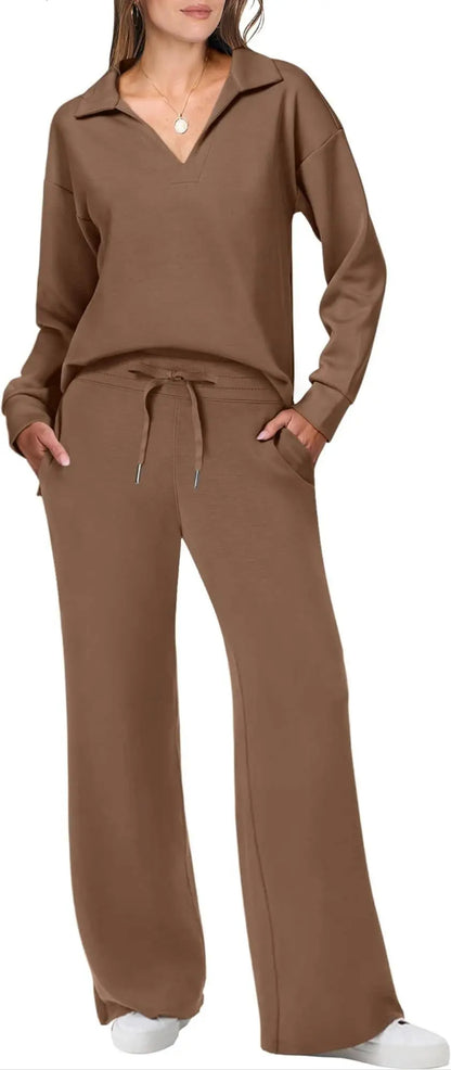 ⚡LIMITED SALE - Women's Sets Outfits Casual Long Sleeve Sweatsuits Sets