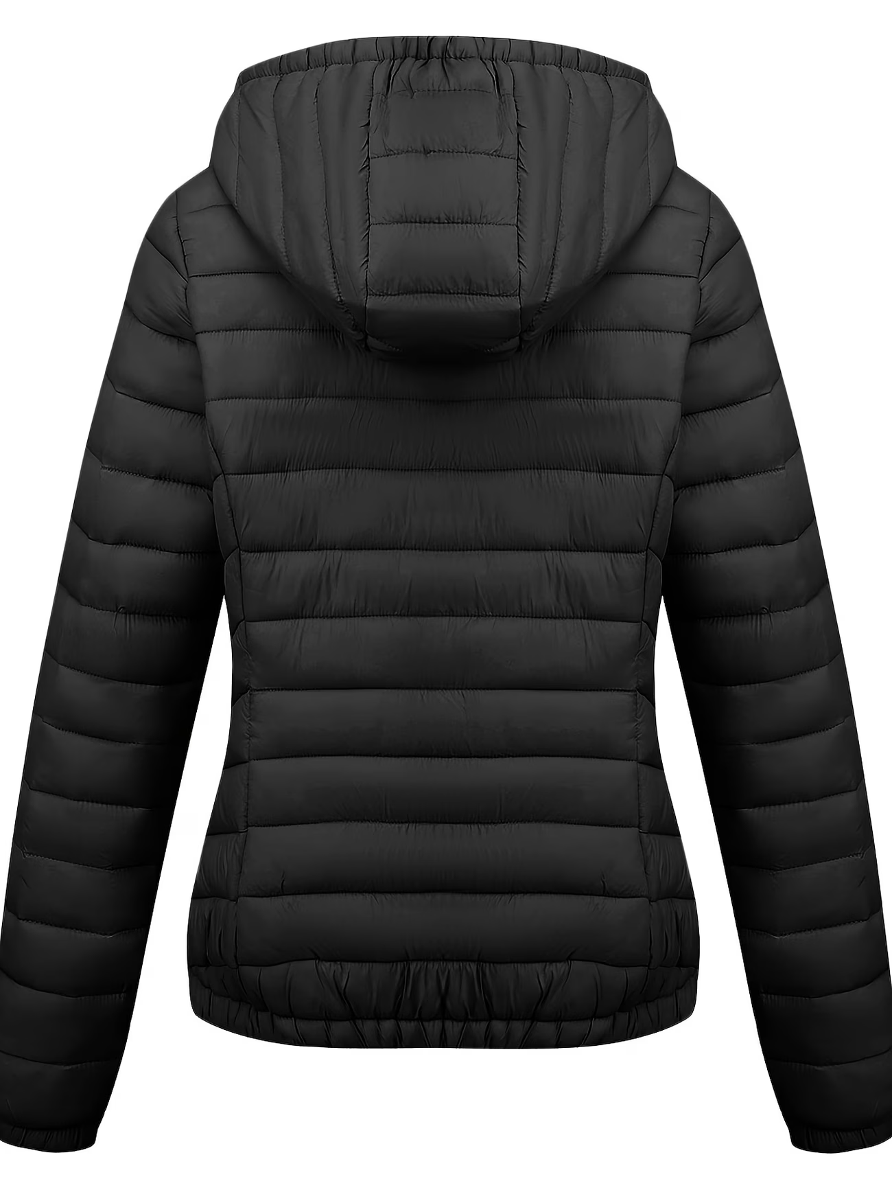 Women's Hooded Padded Coat - Fashion Simple Versatile Lightweight Pockets for Autumn Winter Commuter