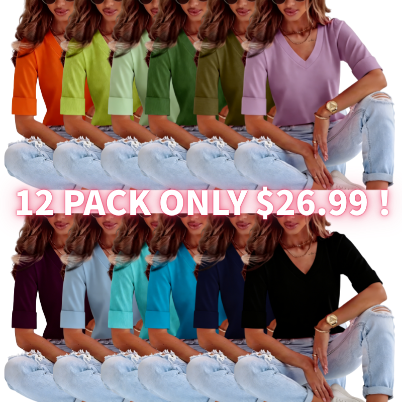 Women's Plus Size Solid Basic Top