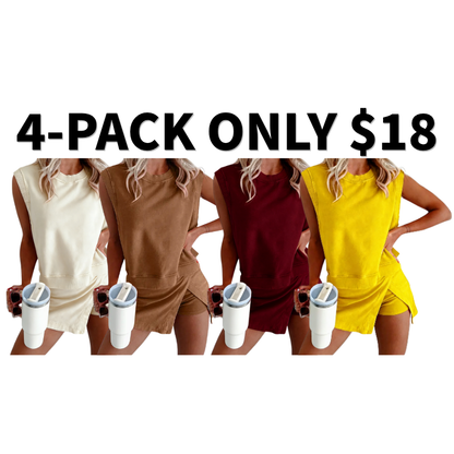 Women Two Skirt Sets Summer